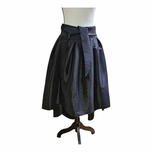 NWT A'gaci Black High-low Black Skirt Size M - Picture 2 of 8